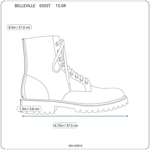 Belleville Combat Boots 650 Steel Toe Military Flight Green Gore-Tex Size 15R - Picture 6 of 16